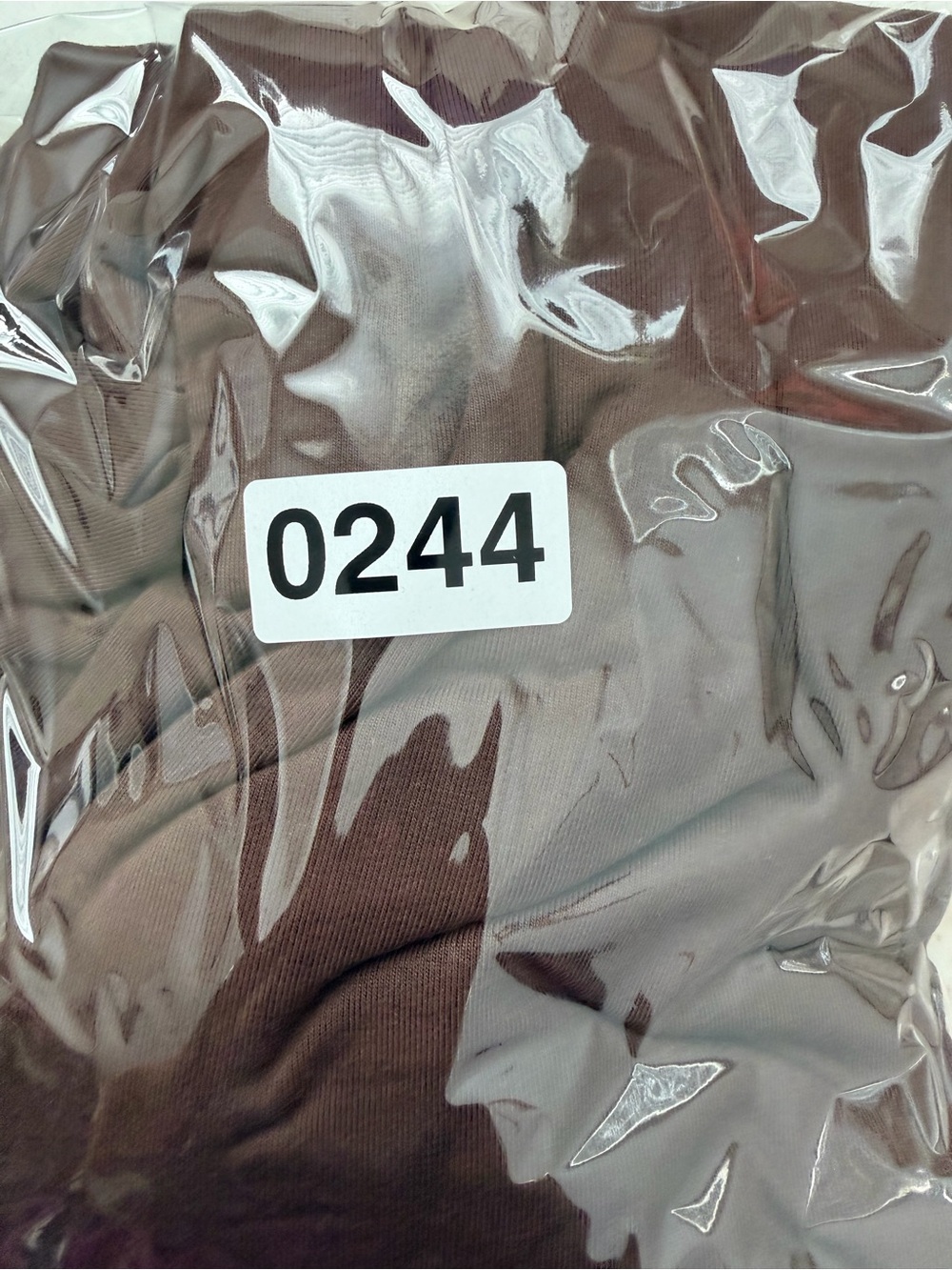 Skims Smooth Layers Deep Plunge Mini Dress Espresso Brown Size Small - Picture 5 of 5